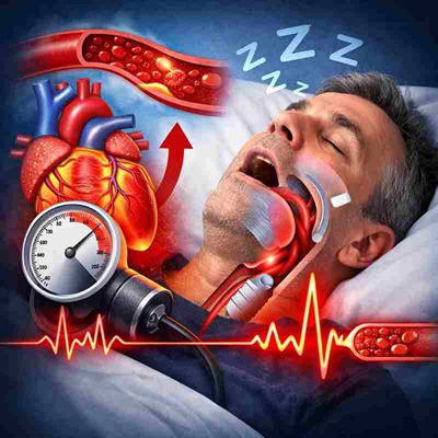 چرا خر و پف فشار خون را بالا نگه می‌دارد؟ (علت‌های علمی + راهکارهای ساده)
